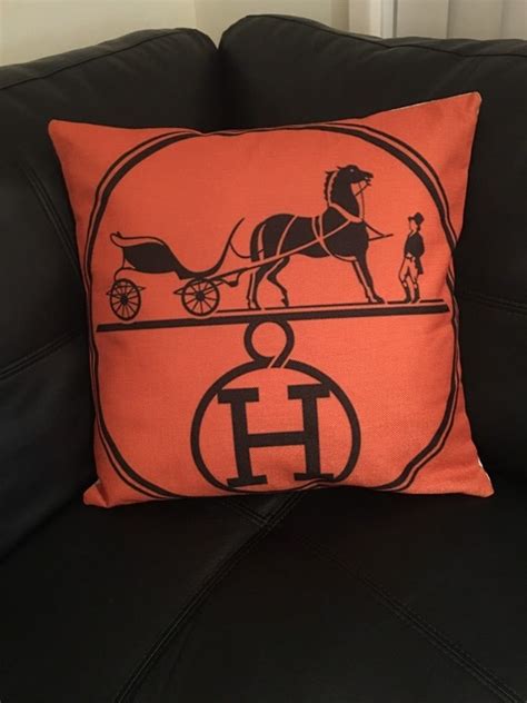 hermes pillow etsy